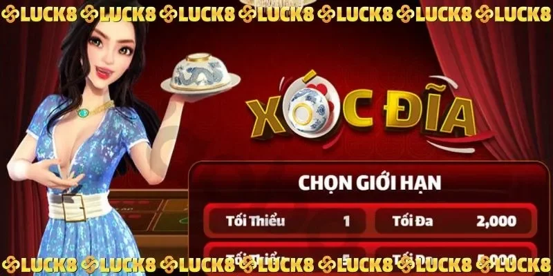 Quy trình xóc đĩa trực tuyến tại LUCK8